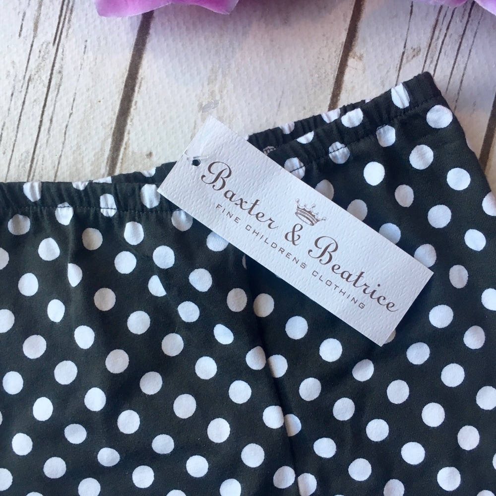 Capri Leggings Ruffle Hem 5 Baxter & Beatrice Dot - Picture 4 of 5